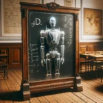 chalk drawing of a robot - what career skills are the most in demand for engineers in 2024